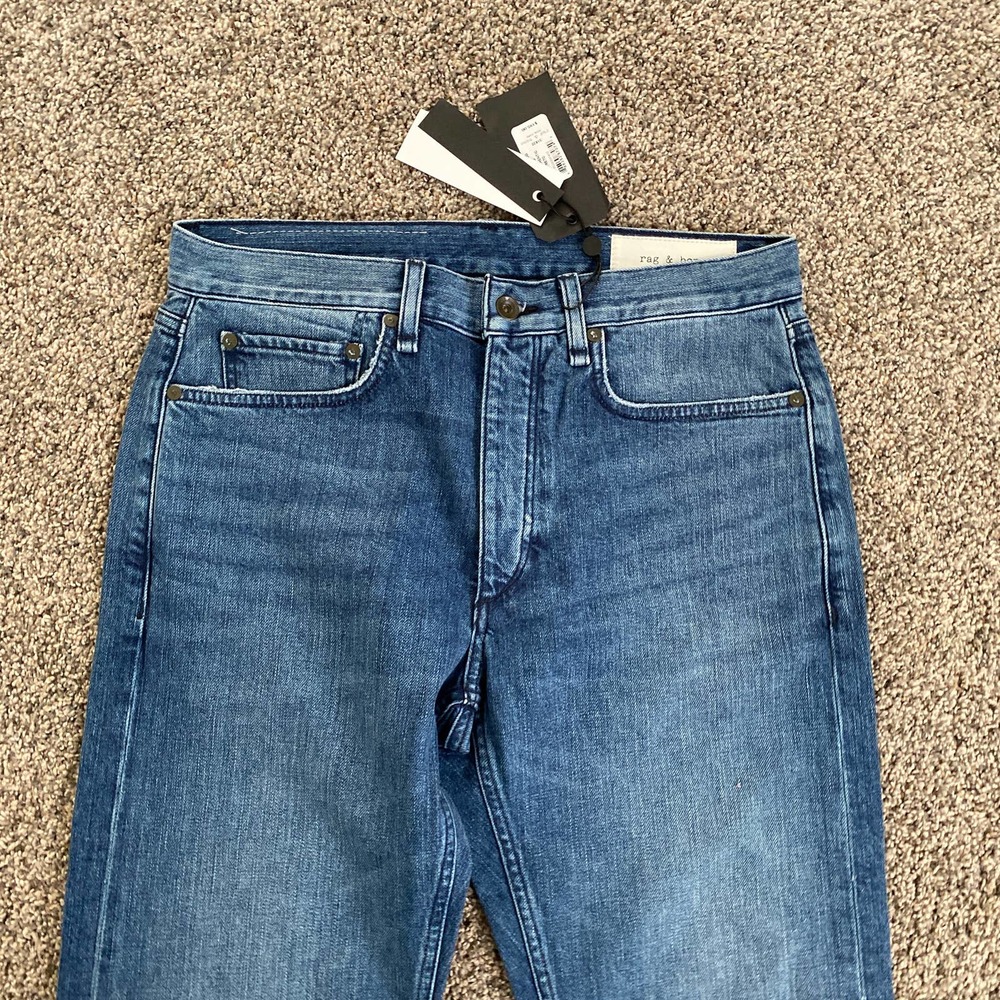 Rag & Bone Men's Fit 2 Blue Jeans - Size 31" x 32" - Picture 2 of 4